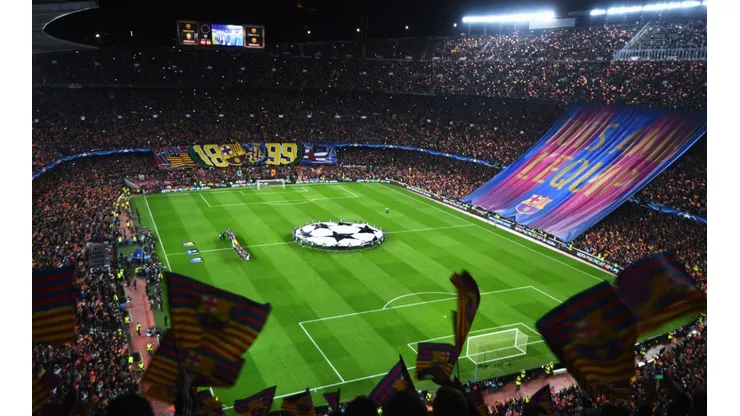 A general view of Camp Nou