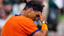 Rafael Nadal during the 2022 indian wells final.
