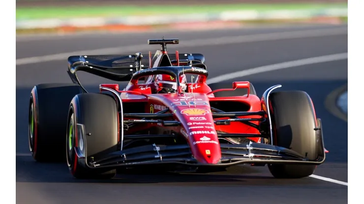 Charles Leclerc during the 2022 Australian Grand Prix qualifying session