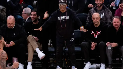 New York Knicks fan Spike Lee