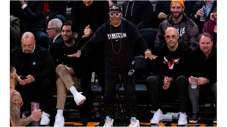 New York Knicks fan Spike Lee