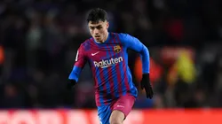 Pedri during the game between Barcelona and Sevilla