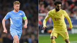 Kevin De Bruyne and Mohamed Salah