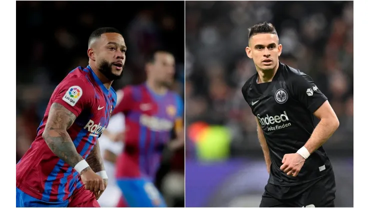 Memphis Depay and Rafael Santos Borré