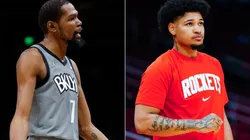 Kevin Durant of the Brooklyn Nets and Kevin Durant of the Brooklyn Nets