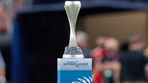 The Concacaf Nations League trophy in the tournament's first edition.