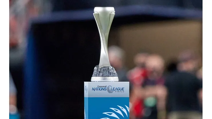 The Concacaf Nations League trophy in the tournament's first edition.
