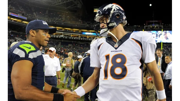 Peyton Manning and Russell Wilson
