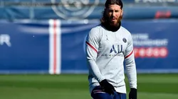 Sergio Ramos in training