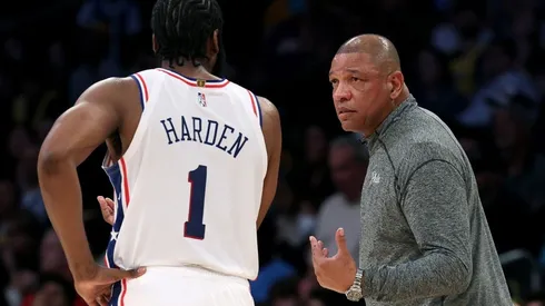 Doc Rivers and James Harden