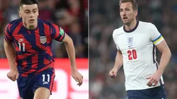 Gio Reyna and Harry Kane