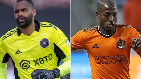Clement Diop of Inter Miami and Fafà Picault of Houston Dynamo