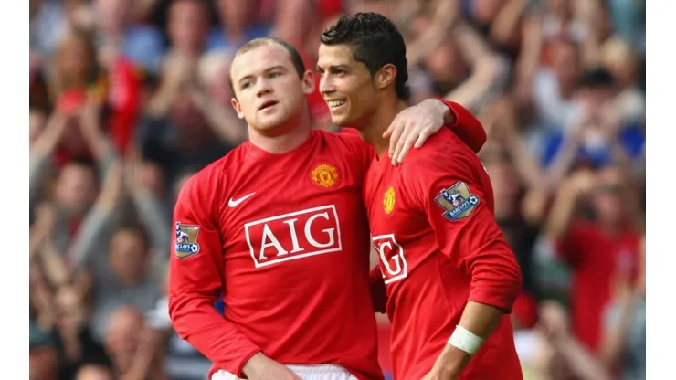 Wayne Rooney and Cristiano Ronaldo