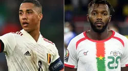 Youri Tielemans of Belgium and Steeve Farid Yago of Burkina Faso