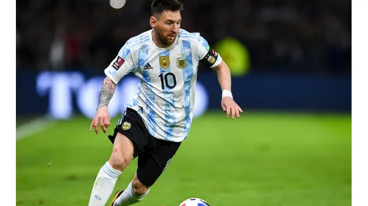 Lionel Messi of Argentina
