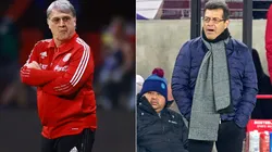 Tata Martino (left) and Hugo Suarez