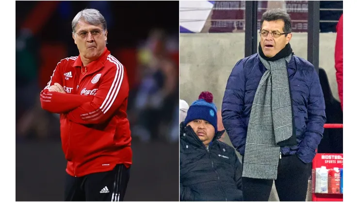 Tata Martino (left) and Hugo Suarez