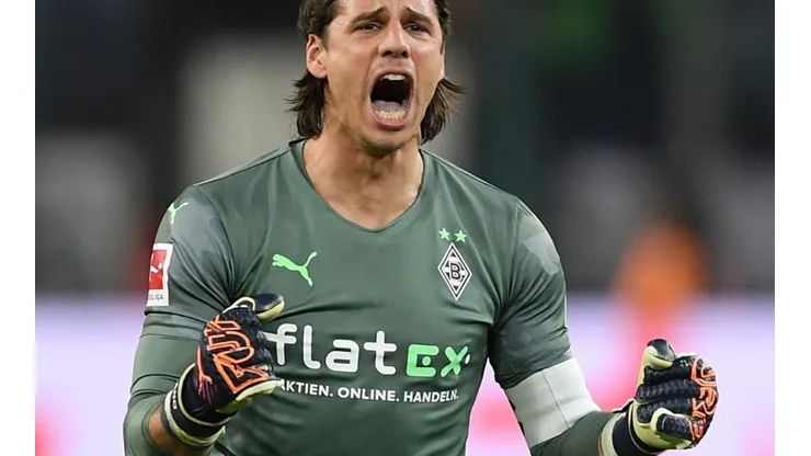 Goalkeeper Yan Sommer of Borussia Monchengladbach and Switzerland