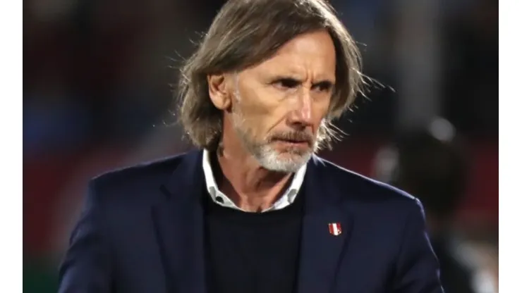 Head coach Gareca of Peru