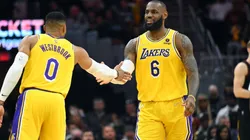 LeBron James and Russell Westbrook