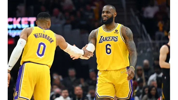 LeBron James and Russell Westbrook