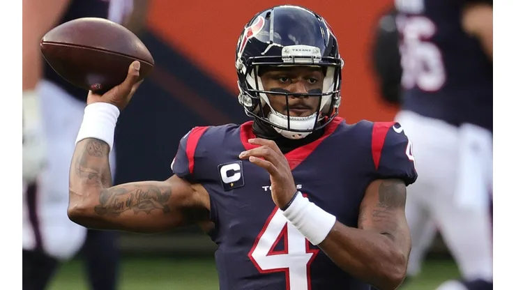 Deshaun Watson spoke about the accusations at his introductory press conference in Cleveland.