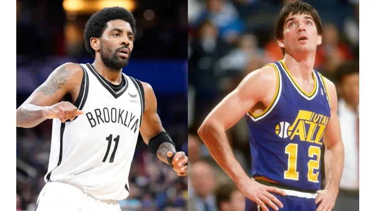Kyrie Irving (left) & John Stockton