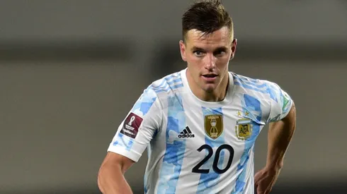 Giovani Lo Celso in action for Argentina.