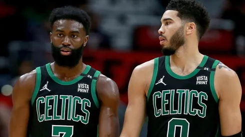 Jaylen Brown and Jayson Tatum