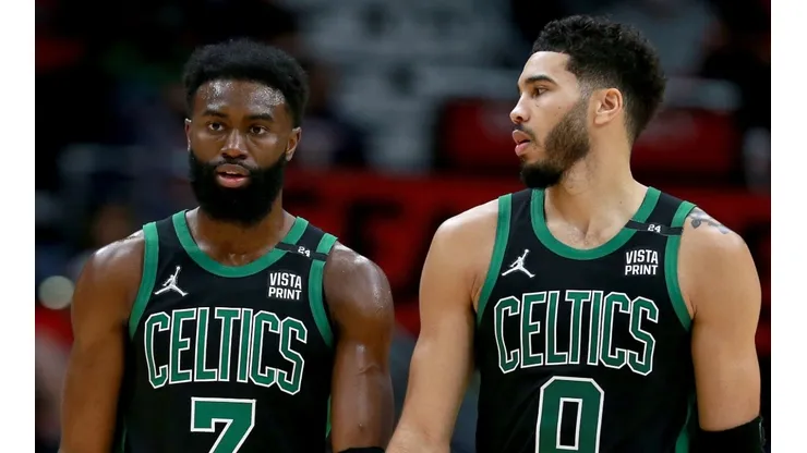 Jaylen Brown and Jayson Tatum
