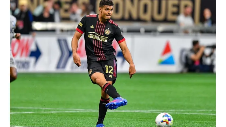 Miles Robinson of Atlanta playing against CF Montreal