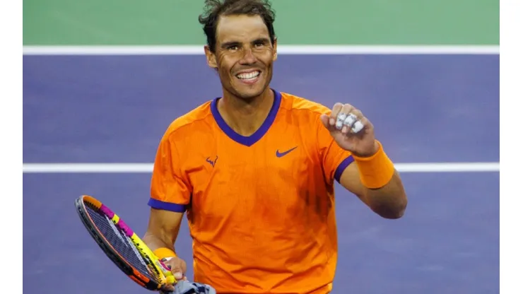 Rafael Nadal at the BNP Paribas Open 2022