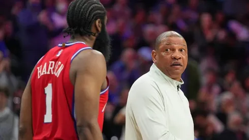 James Harden and Doc Rivers