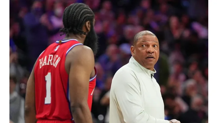 James Harden and Doc Rivers