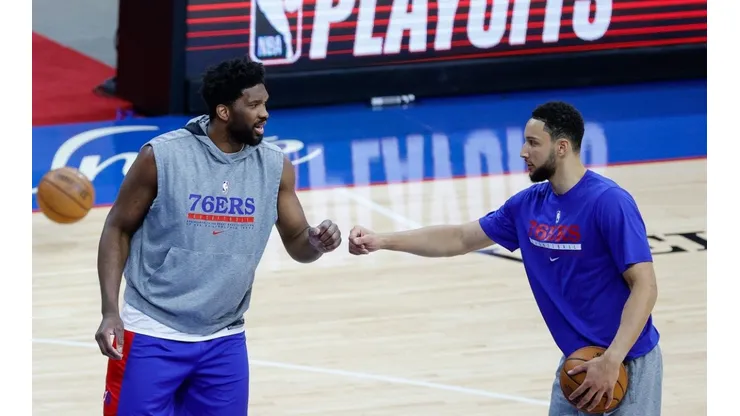 Joel Embiid and Ben Simmons