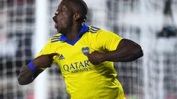 Boca Juniors are playing against River Plate with a yellow jersey.