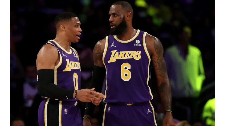 Russell Westbrook and LeBron James