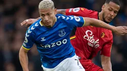 Richarlison of Everton and William Troost-Ekong of Watford