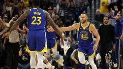 Draymond Green and Stephen Curry