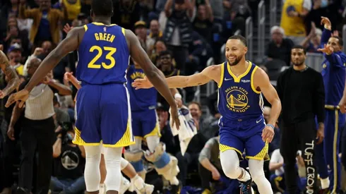 Draymond Green and Stephen Curry