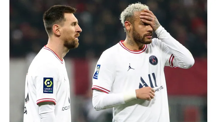 Lionel Mess and Neymar of PSG