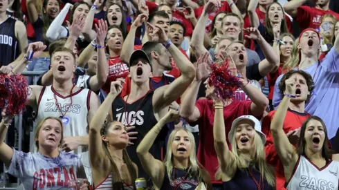 Gonzaga students during the 2021-22 basketball season