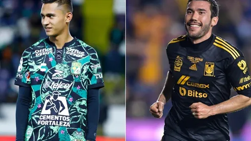 Fidel Ambriz of Leon and Juan Vigón of Tigres