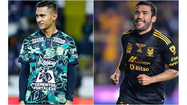 Fidel Ambriz of Leon and Juan Vigón of Tigres