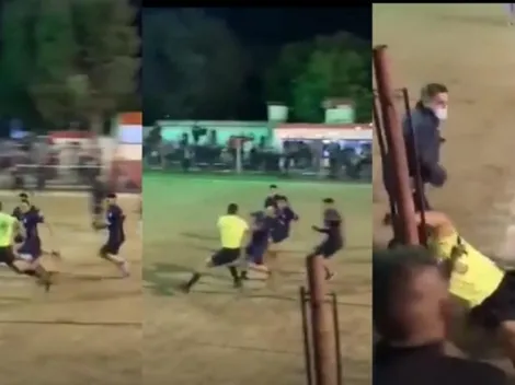 Argentine referee was taken to hospital after an entire soccer team beat him after losing on penalty kick shootout