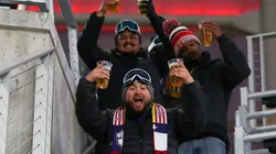Drinking beer during the matches is a classic for soccer fans