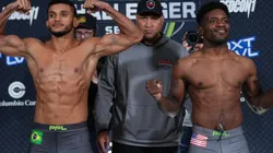 Reinaldo Ekson of Brazil and Mike Barnett of the US