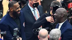 Michael Jordan and LeBron James