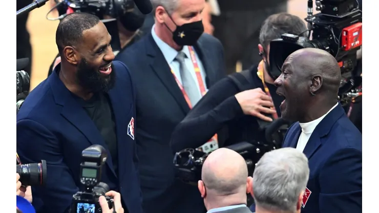 Michael Jordan and LeBron James