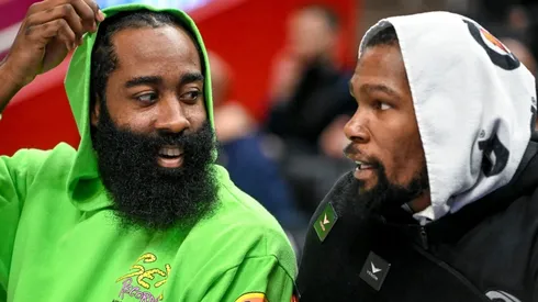 James Harden and Kevin Durant